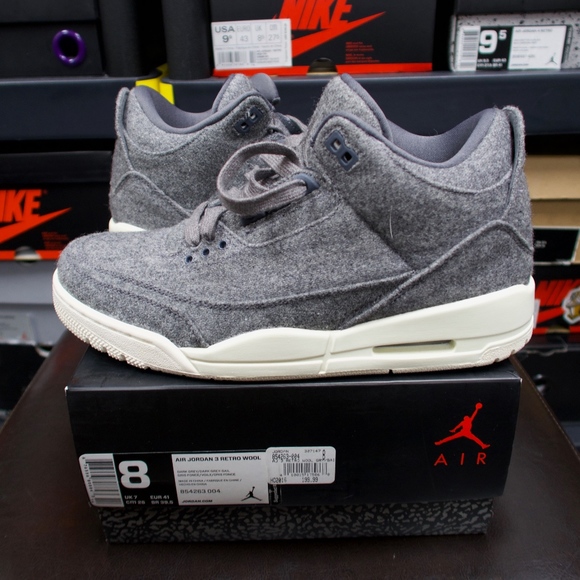 jordan 3 retro wool
